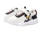 Disney Childrens/Kids Mickey Mouse Trainers (White/Black) - NS6590