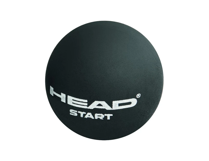 Head Start Single Dot Squash Balls (Pack of 12) (Black) - RD1099