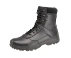 Grafters Mens Ambush Leather Combat Boots (Black) - DF2128