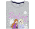Frozen Girls Destiny Awaits Anna And Elsa Top (Grey) - NS6218