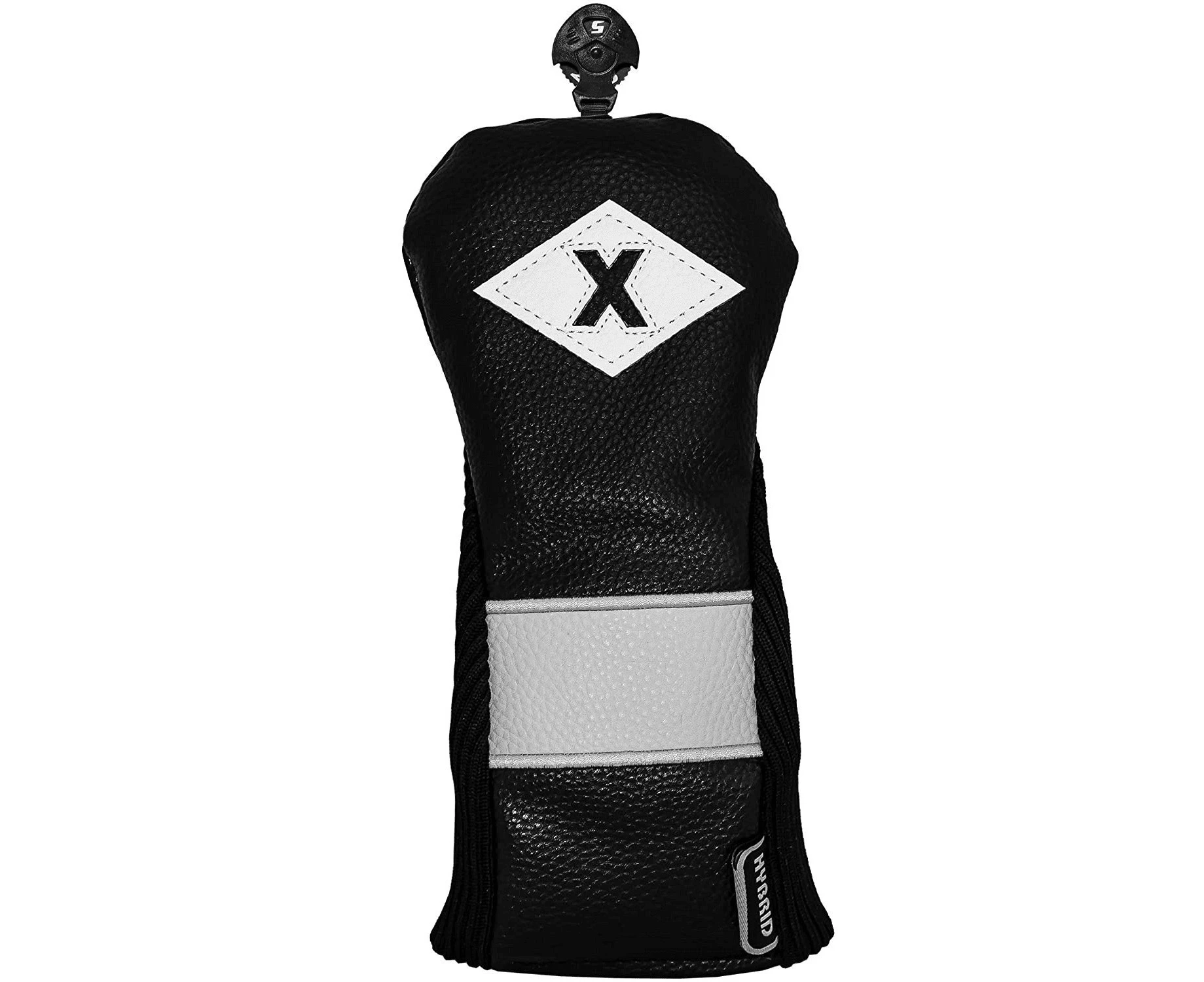 Longridge Hybrid Golf Club Head Cover (Black/White) - RD2481