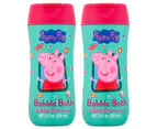 2 x Peppa Pig Bubble Bath Bubble Gum 236mL