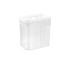 Lemon & Lime Flip Lock 1.6L/16.5cm Food Storer/Storage Rectangle Container Clear