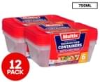 2 x Multix 750mL Takeaway Food Containers 6pk 1