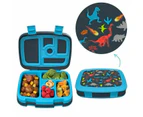 Bentgo Kids Lunch Box With Compartment Bento-Style Container Leak-Proof Dinosaur
