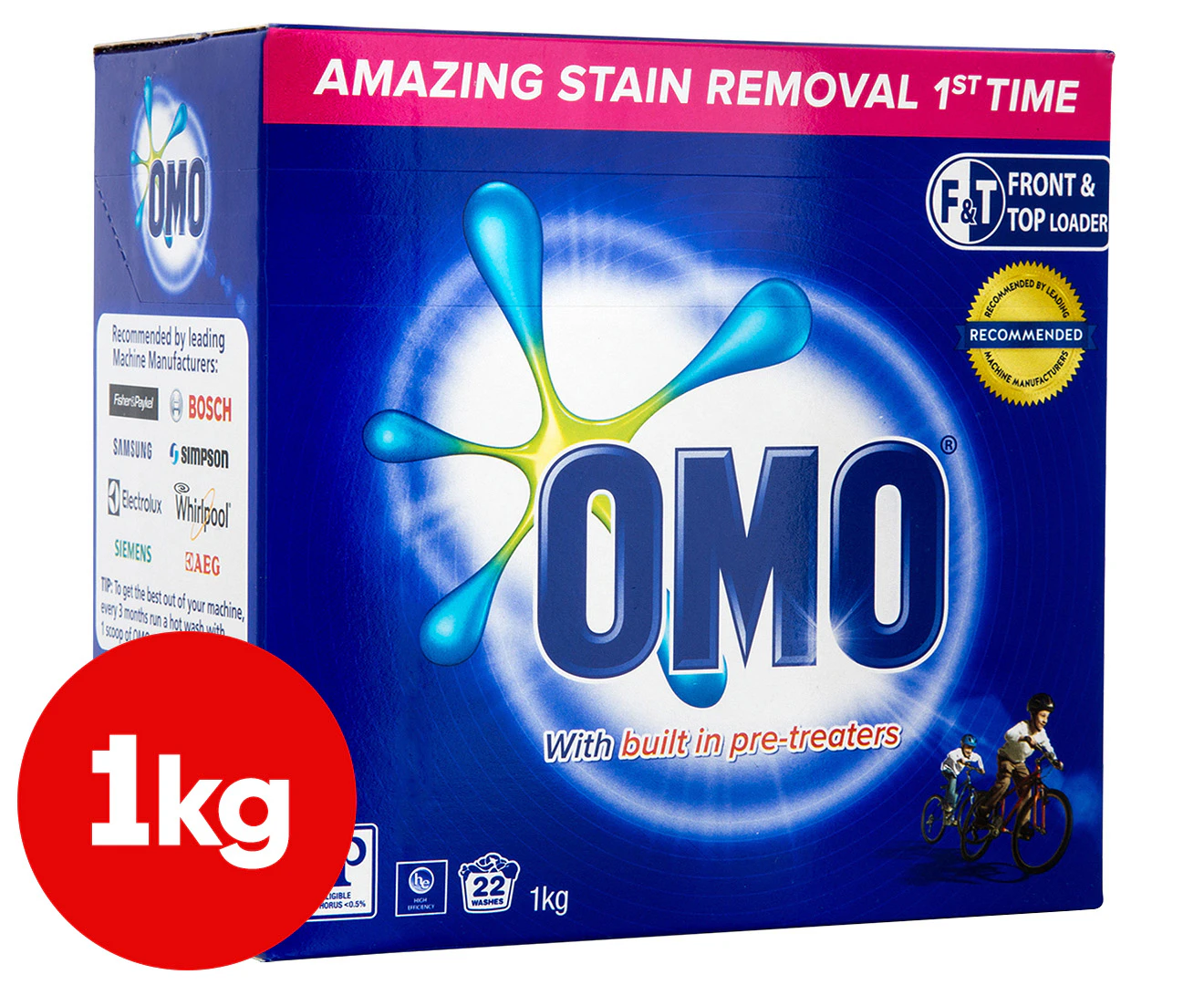 OMO Laundry Powder Front & Top Loader 1kg