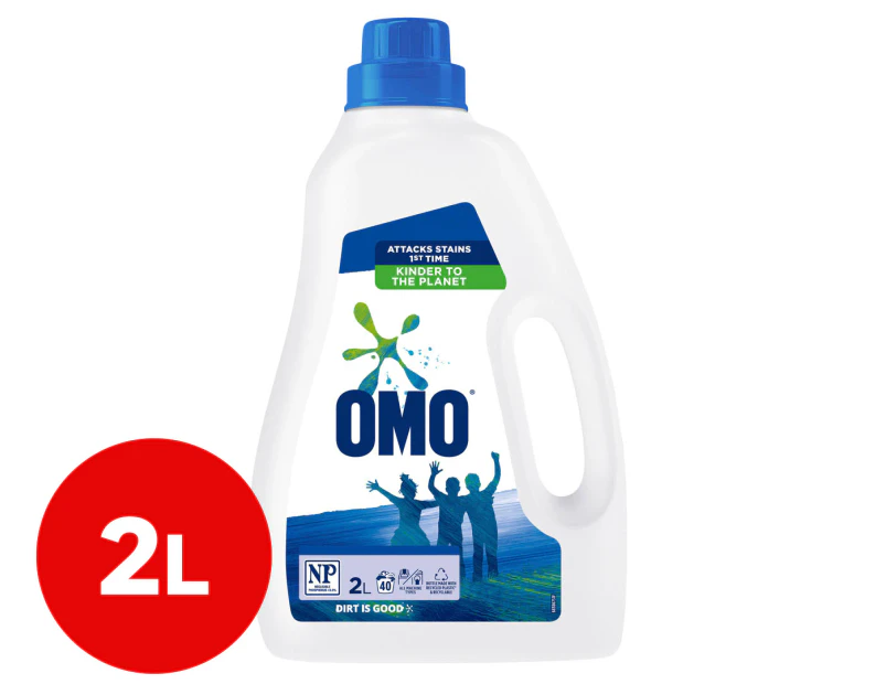 OMO Active Clean Front & Top Loader Laundry Detergent Liquid 2L