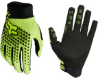 Fox Youth Defend Gloves Fluro Yellow 2022