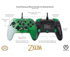 PowerA Nintendo Switch Zelda Heroic Link Enhanced Wired Controller - Green/White