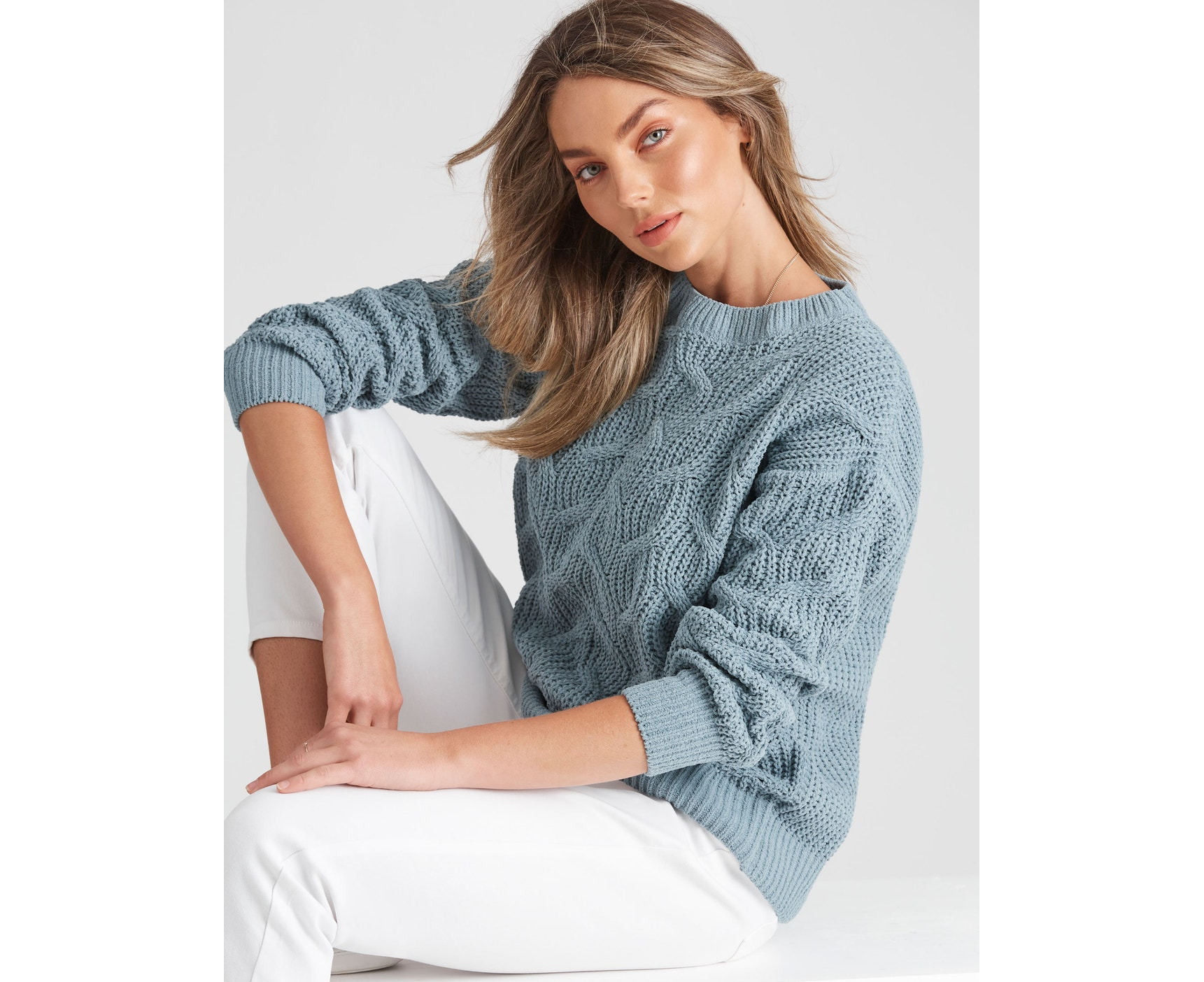 Longline on sale chenille jumper