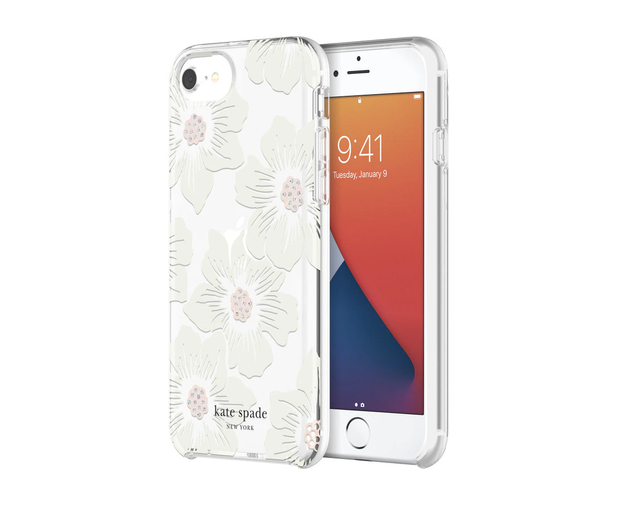 KSNY iPhone 6/7/8/SE (2020) Protective Hardshell Hollyhock