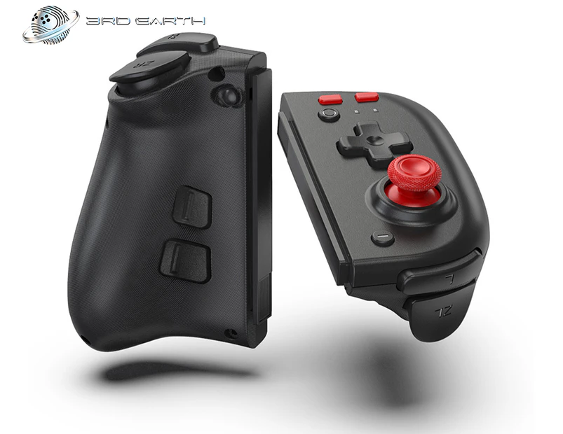 3rd Earth Nintendo Switch Wireless Enhanced Grip Controller Duo - Red/Black