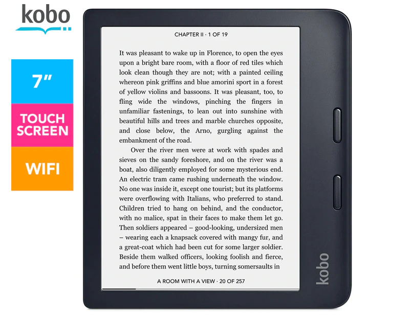 Kobo 7" Libra 2 eReader W-Fi 32GB - Black
