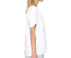 All About Eve Women's Contrast Oversized Tee / T-Shirt / Tshirt - White
