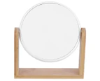 Boxsweden 20cm Bano Double-Sided Mirror On Stand - Natural