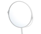 Boxsweden 31.5cm Bano Double-Sided Mirror On Stand - White