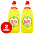 2 x 495mL Fairy Dishwashing Liquid Lemon