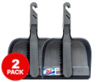 2 x Zilch Compact Dustpan And Brush Set