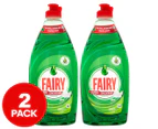 2 x 495mL Fairy Ultra Concentrate Dishwashing Liquid Original