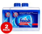 2 x Finish Dishwasher Cleaner Regular 250mL