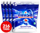 4 x 54pk Finish Powerball Quantum Regular Dishwasher Tablets