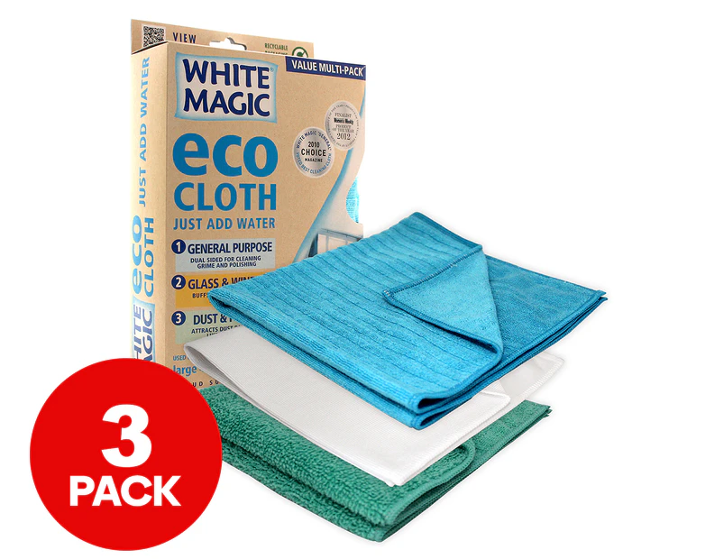 White Magic Eco Cloth Value Multi Pack | Catch.com.au