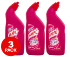 3 x 450mL Harpic Active Fresh Toilet Cleaner Floral