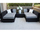 Gartemobe Outdoor Wicker Lounge Setting,European Styled,Modular,choice fabrics