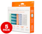 5pc Full Circle Renew Essentials 30.5cm Cloth Set Recycled Cleaning Microfiber