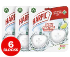 3 x Harpic Germ Fighting Technology Toilet Block Cleaner Lime 2-Pack