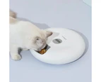 TODO Automatic Pet Feeder 180ml x6 Meal Digital Lcd Dog Cat Food Bowl Timer White