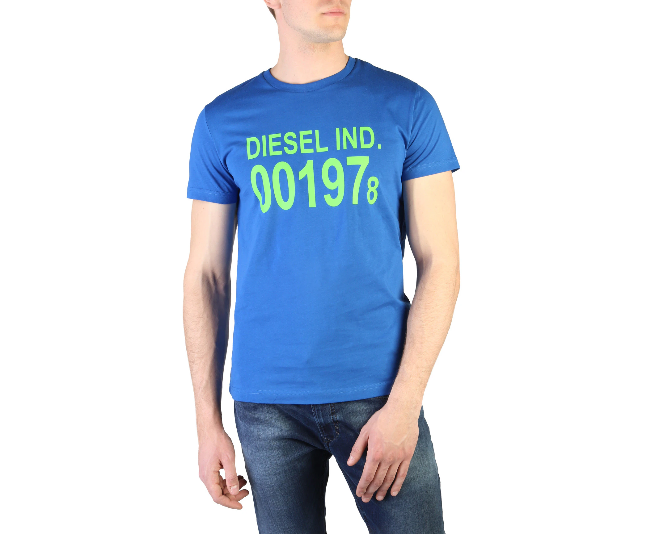 Diesel T-Diego_00Sasa Blue Mens  T-Shirts