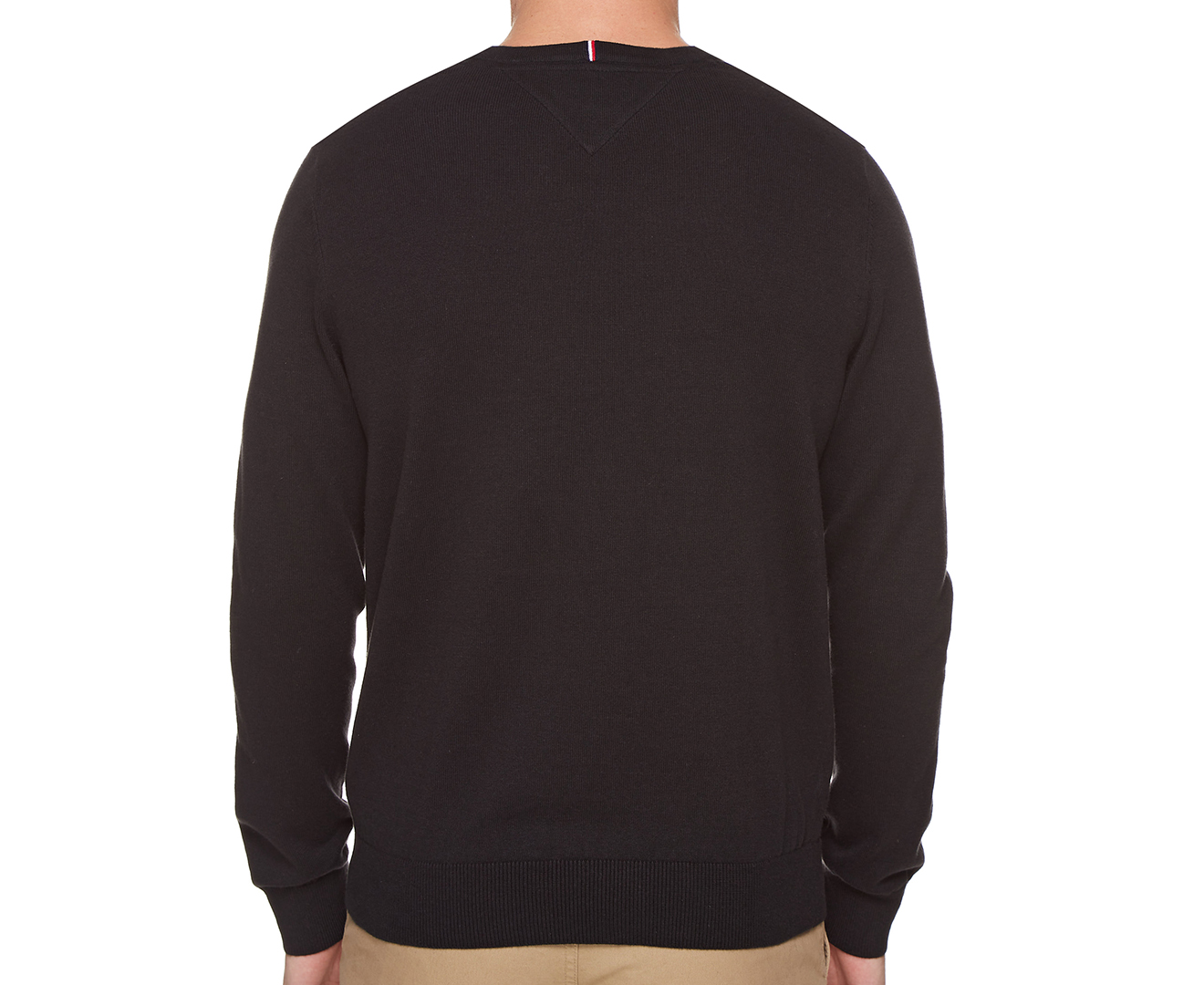 Stige Gedehams Utrolig Tommy Hilfiger Men's Pacific V-Neck Sweater - Deep Black | Catch.com.au