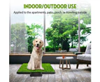 Artificial Grass Puppy Pee Pad Pet Loo Portable Training Mat with Dog Housebreaking Tray Reusable 3 Layered Rug Fake Grass Turf