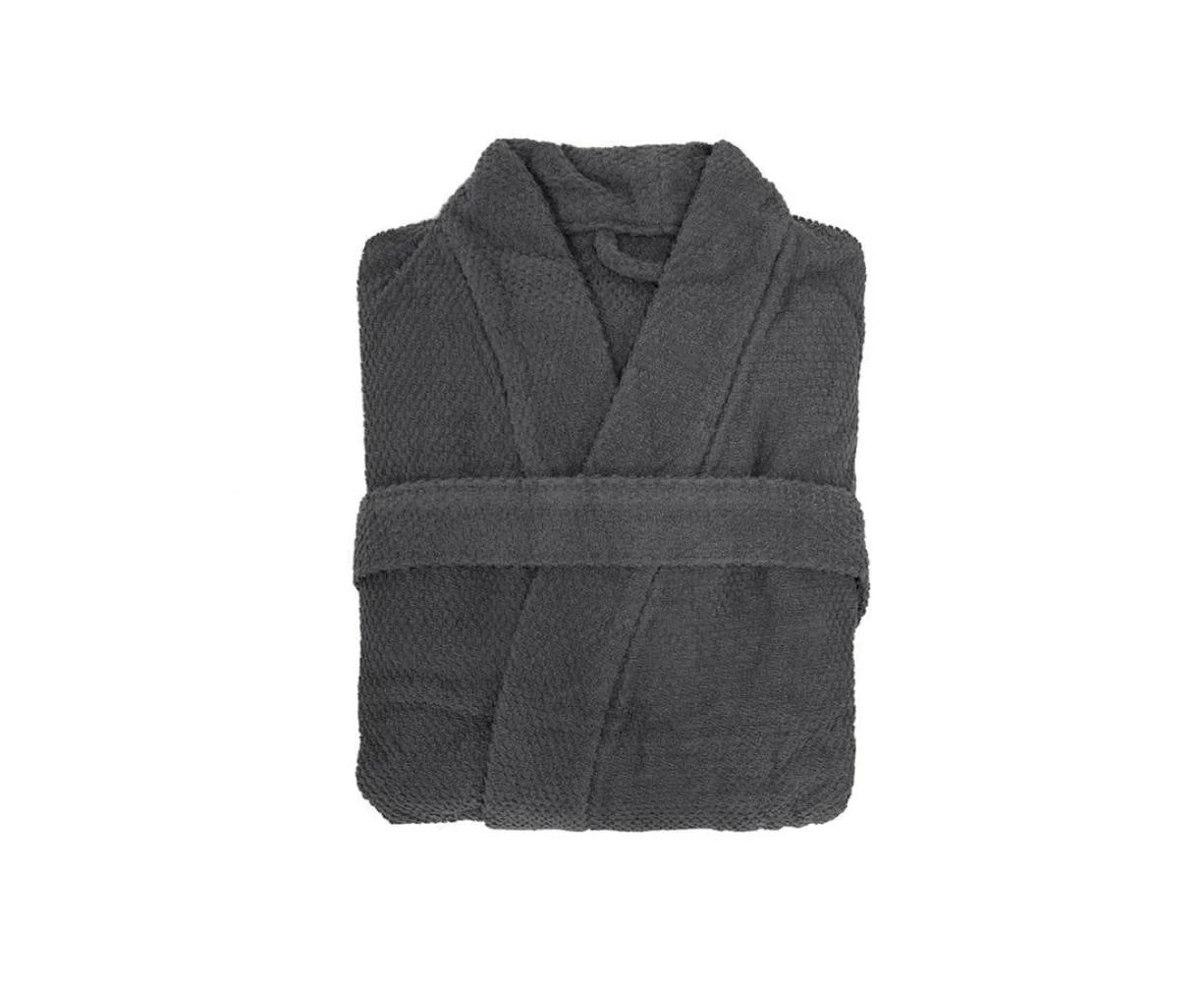 Bambury Angove Cotton Robe - Charcoal