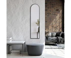 Cooper & Co. Cindy 120cm Arched Leaning Wall Mirror Black