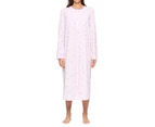 Schrank Women's Long Sleeve Nightie - Pale Pink