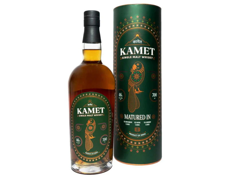 Kamet Single Malt Indian Whisky 700mL