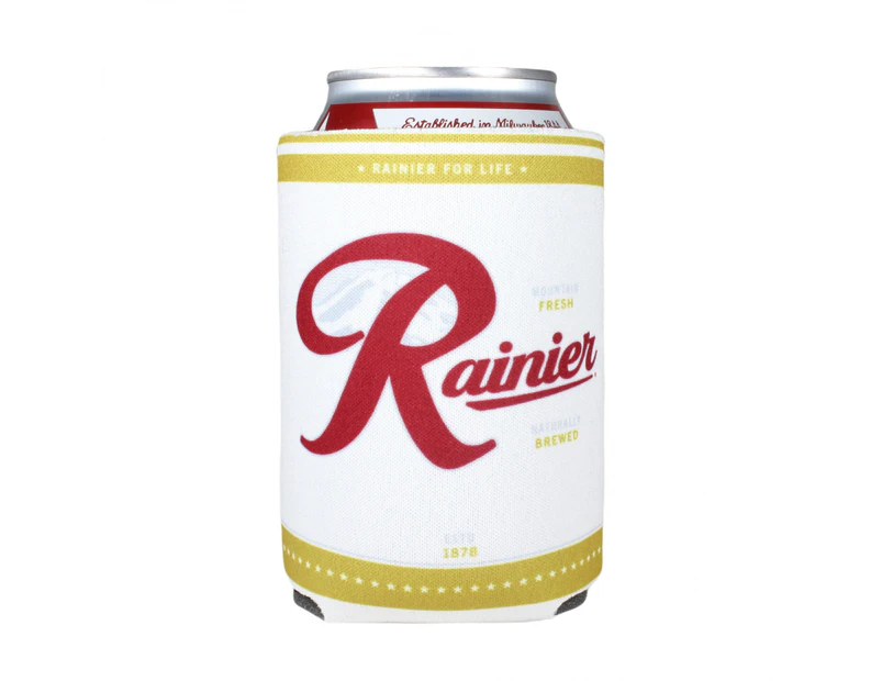 Rainier Logo 12oz Insulated Can Cooler