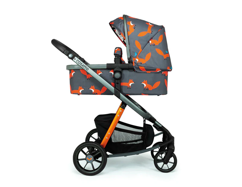 Cosatto Giggle Quad Pram & Push Chair Charcoal Mr Fox Baby/Infant/Toddler 0m+