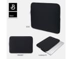 Portable Laptop Sleeve Case Cover Computer Liner Bag Waterproof Black 3
