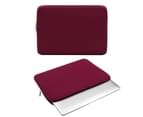 Portable Laptop Sleeve Case Cover Computer Liner Bag Waterproof Red Wine 1