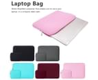 Portable Laptop Sleeve Case Cover Computer Liner Bag Waterproof Pink 2