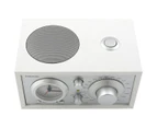 TIVOLI AUDIO M3USBTWHT  Model Three Bt - White/ Silver Bluetooth AM/FM Clock Radio