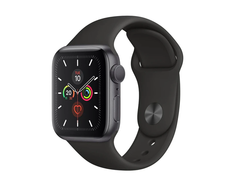 Apple Watch Series 5 GPS Cellular 44mm Aluminum Case - Space Black - Refurbished Grade A