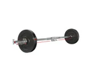 Everfit 18kg Barbell Set Weight Plates Bar Lifting Bench 168cm