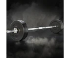 Everfit 28kg Barbell Set Weight Plates Bar Lifting Bench 168cm