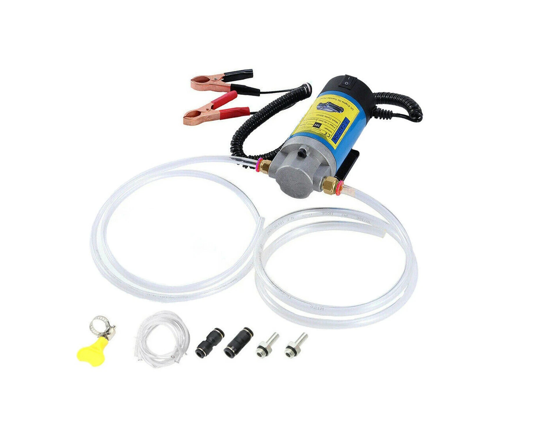 12V Portable Electric Oil Transfer Extractor Fluid Suction Pump Diesel Siphon