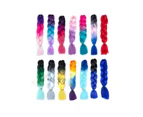 Coloured Jumbo Braiding Hair Extensions Braids Twist Hight Temperature - #39