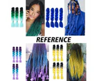 Colored Crochet Hair Extensions Kanekalon Hair Synthetic Braids Jumbo Braiding - #37